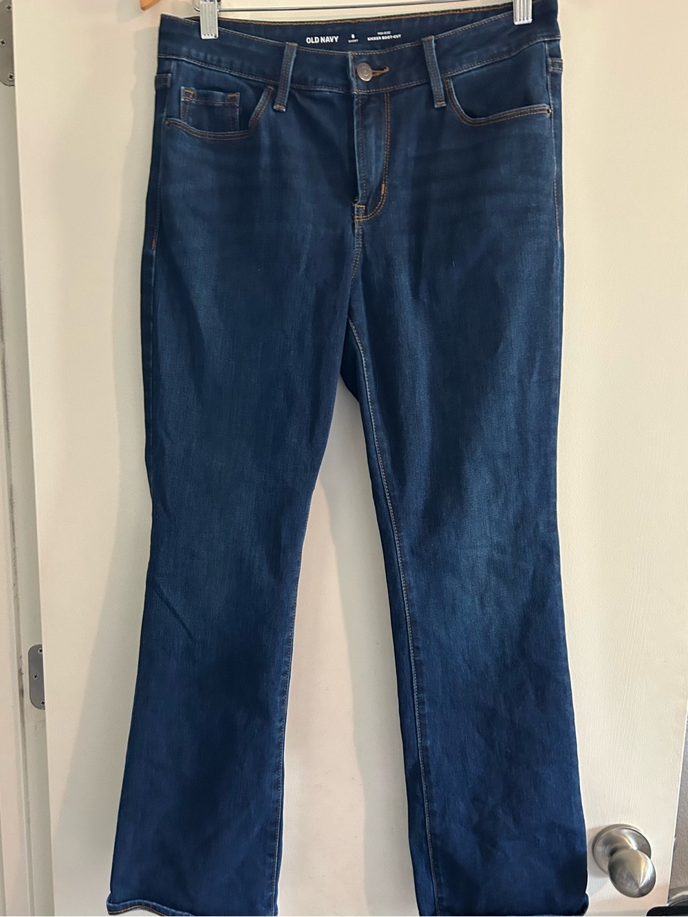 Old Navy Women's Dark Blue Flare Jeans